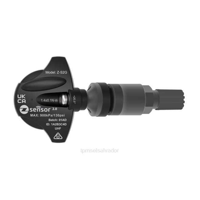Sensor De Presión De Neumáticos Ford Focus 20LL875 Sensor tpms de repuesto para toyota oe-oe p/n 36106872774, 36106877937 frecuencia 433mhz vástago de válvula de metal - gris oscuro